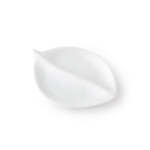 leafy（リーフィ）2つ仕切り皿　白磁