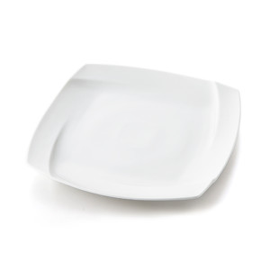 obi（オビ）30cmプレート　白磁