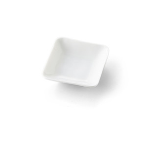 （在庫限りです）J・ホワイト角皿(J・white・s)　豆皿　白磁