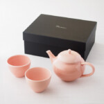 cosaji（小茶事‐こさじ）茶器セット　朱赤釉