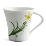 谷川岳高山植物図鑑ノ器　マグカップ　ニッコウキスゲ（日光黄菅）