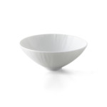 crease（クリース）飯碗　白磁