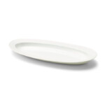 いつものカレー皿　白磁（ラッカ31cmポワソン深皿）