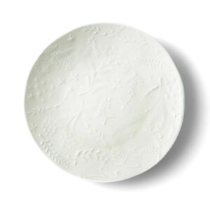 float（フロート）20cm レリーフプレート　アイボリー