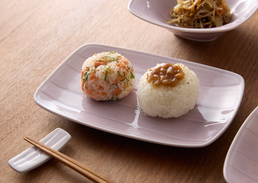 icue（イクエ）朝食プレート　すみれ紫　料理イメージ