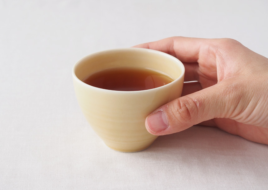cosaji（小茶事‐こさじ）煎茶碗　黄瀬戸