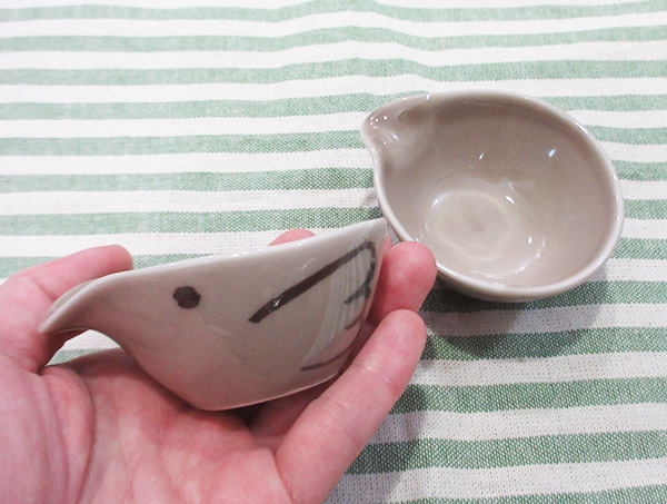ボツになってしまったキウイ（鳥）のお皿