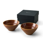 nest（ネスト）ペア飯碗M　飴釉