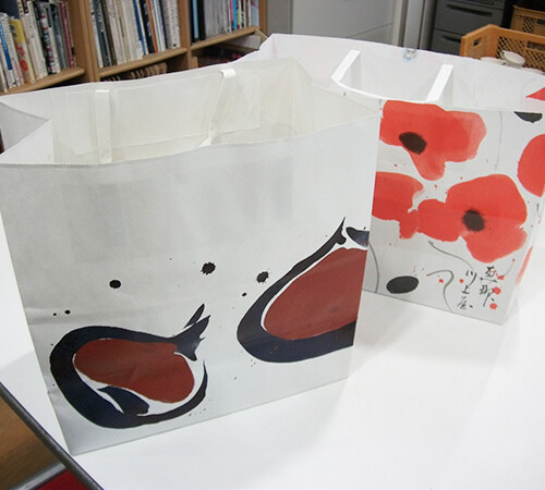 恵那川上屋さんの紙袋が捗る