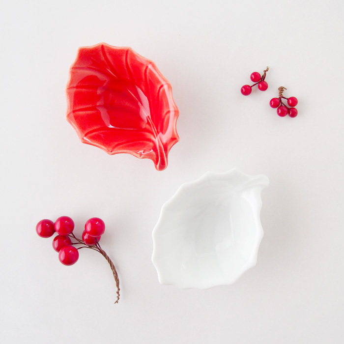 amuse(アミューズ)hiiragi 赤釉〈限定色〉・白磁