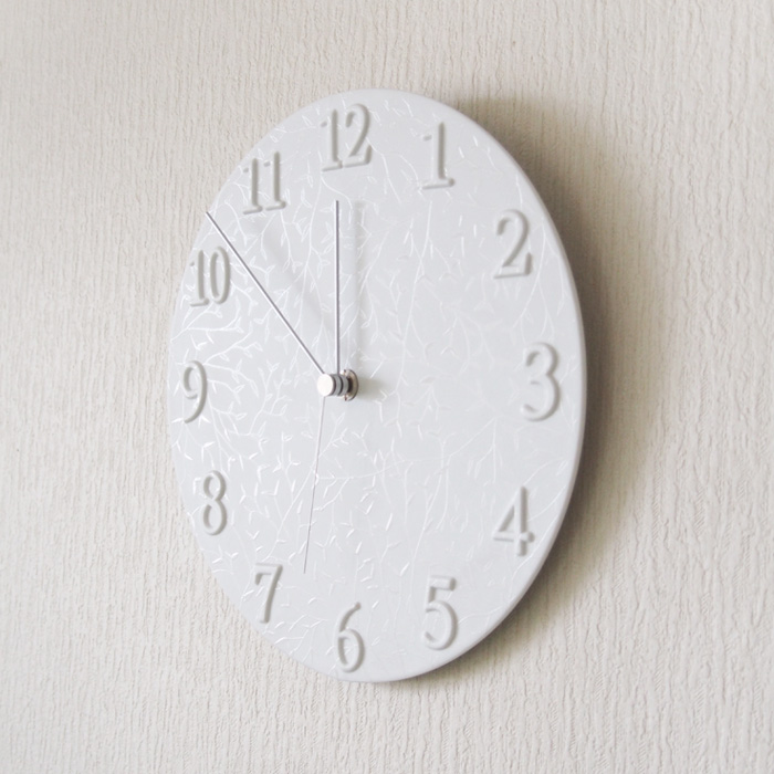 como(コモ)壁掛け時計 ホワイト