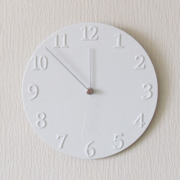 como(コモ)壁掛け時計 ホワイト