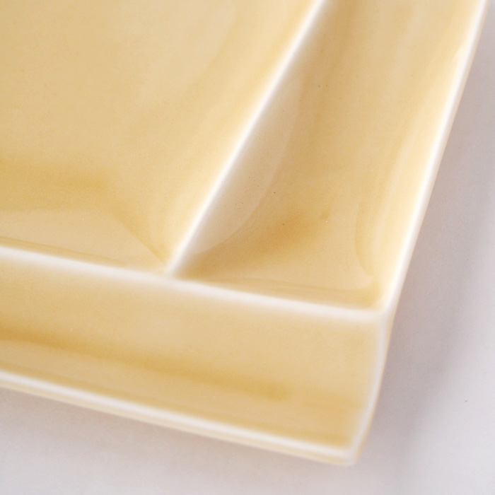 isola（イゾラ）パレットプレートM　黄瀬戸