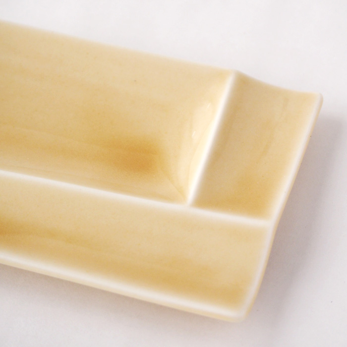 isola（イゾラ）パレットプレートS　黄瀬戸