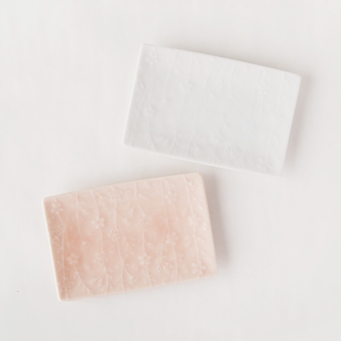 【ニコ、ニコニコ。】しだれ桜 菓子皿 2枚セット